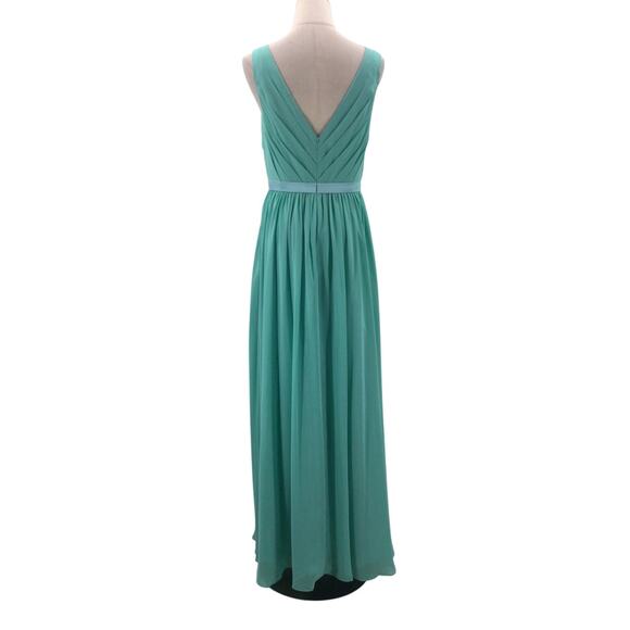 AW BRIDAL 6 S Tiffany Green Gwyneth Formal Wedding Guest maxi Dress NEW B109 - Picture 4 of 9